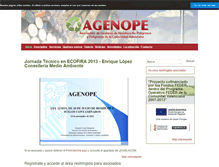Tablet Screenshot of agenope.com